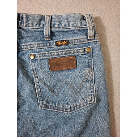 Wrangler Cowboy Cut Men’s Jeans 30x34 Slim Fit Blue Denim 36MWZ Stretch Western - Picture 13 of 13
